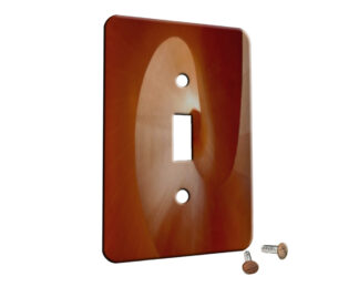 Shell Swirl Abstract - Single Gang Switch Plate