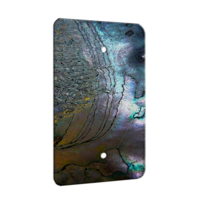 Abalone Metallic Shell - 1 Gang Blank Wall Plate Cover