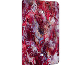 Agate Crazy Lace Red - 1 Gang Blank Wall Plate Cover