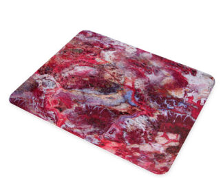 Agate Crazy Lace Red - Glass Cutting Board