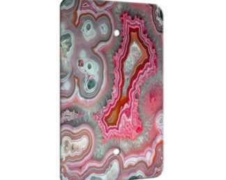 Agate Rose Quarts - 1 Gang Blank Wall Plate Cover