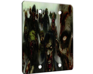 Zombies - 2 Gang Blank Wall Plate Cover